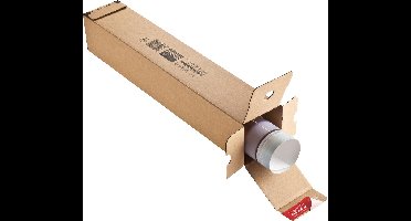 Colompac rechthoekige verzendkoker, ft 705 x 108 x 108 mm, bruin 10 stuks