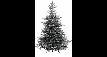Everlands Kunst kerstboom - 1038 tips - groen met sneeuw - pvc - 150 cm - kerstdecoratie