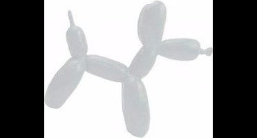 modeleerballonnen sempertex pearl white 405, 50 stuks