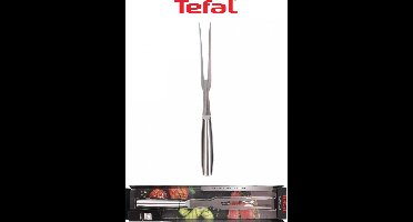 Tefal Expertise Chronium Carbon Roestvrijstalen Vleesvork - 30 cm