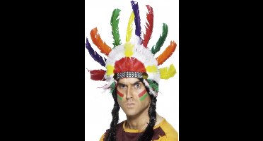Smiffys Indianen tooi - veren tooi - voor volwassenen - carnaval - verkleden