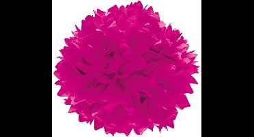 Pompon - Fuchsia, Sempertex papieren pompoen 3 stuks