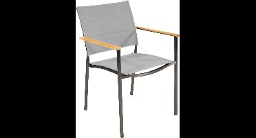 Tuinstoel Marmaris RVS Taupe