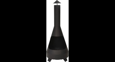 Ambiance Tuinhaard - vuurkorf - buitenhaard- Ø40 x 118 cm - Zwart