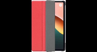 Just in Case tablet Hoes geschikt voor Xiaomi Pad 5 - TriFold Bookcase - Rood