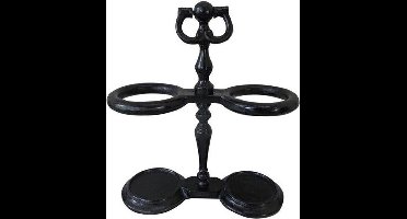 Deco4yourhome® - Flessenrek - Metaal - Wijnrek - Black Antique