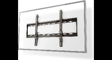 Nedis Vaste TV-Muurbeugel - 42 - 70 " - Maximaal schermgewicht: 60 kg - Minimale muurafstand: 29 mm - Staal - Zwart