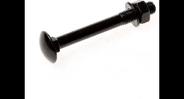 GB Slotbout zwart m8 x 60mm 45860