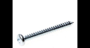 Kelfort Plaatschroef cilinderkop phillips verzinkt 3.5 x 13mm