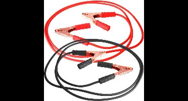 ProPlus Startkabelset - 400 Ampère - 3 meter - Inclusief tas - Rood en zwart