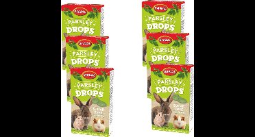 Sanal Drops Sugar Free - Knaagdiersnack - 6 x Peterselie 45 g