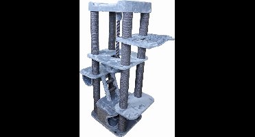 Boony krabpaal XXL Andes grijs/lichtgrijs - 130x60x178 cm