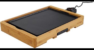 Tristar Bamboe Bakplaat - Bamboo Grill - Griddle - 36 x 26 cm - Zwart