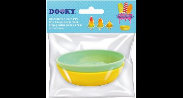 Dooky Stop Drip 2-pak IJsjeshouder Geel en Mint