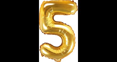 Cijfer 5 (35 cm) - Goud