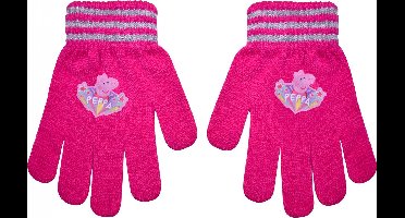 Nickelodeon Handschoenen Peppa Pig Meisjes Acryl Roze One-size