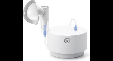 OMRON Stoom Inhalator - Aerosoltoestel – X105 Vernevelaar Inhalator – Helpt bij verkoudheid, astma bronchitis, allergieën, hoest. Inhalatieappraat met masker volwassenen en kinderen.