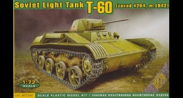 Ace | 72540 | Soviet light tank T-60 | 1:72