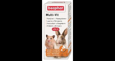 Beaphar multi-vitamine knaagdier en konijnen - 20 ml - 1 stuks