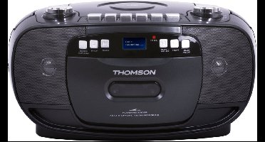 Thomson RK200DAB - Draagbare Radio CD speler - DAB+ - Casette - Zwart