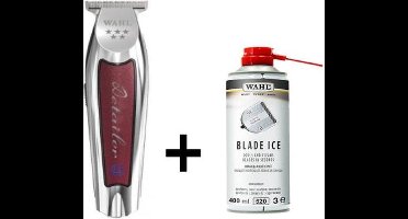 Wahl Cordless Detailer Li Trimmer T-Wide + Wahl Blade Ice 400 Ml