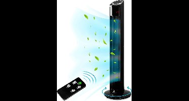 Aerson- Torenventilator met afstandbediening - 90 cm zwart