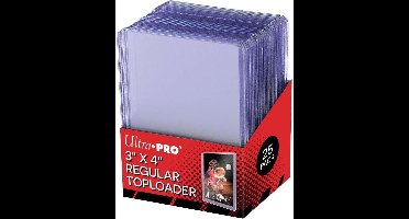 Kaarten Toploaders| 25x Stuks | Ultra Pro 3x4 |Regular|Toploader | TCG | kaarthouders | Ultra Pro | Cards toploader| plastiek| Holder | Toploader | Transparant