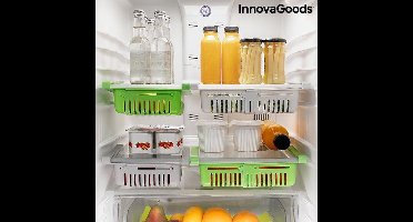 Koelkast Organizer - Set van 2 - Koelkast Bakjes - Koelkast Opbergbak - Koelkast Organizers