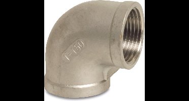 Profec Nr. 90 Knie 90° RVS 316 2" binnendraad