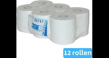 Euro Products | Mini Jumbo toiletpapier | Cellulose 2-laags | 12 x 150 meter