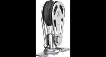 Sprenger glijlagerblok, enkele schijf met wartel en plaat