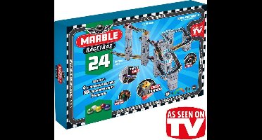 Marble Racetrax Starter Set Knikkerbaan - Racebaan - 24 Sheets 4 Meter