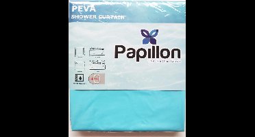 Papillon - Douchegordijn - PEVA - 180x200 cm - Oceaan Blauw