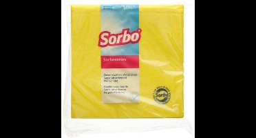 Sorbo Sorbonettes - Geel -  38x38cm - 20 stuks (2x10)
