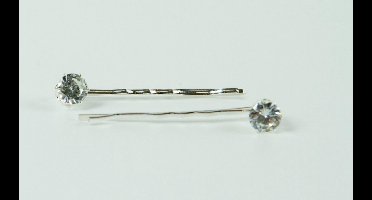 Schuifspelden met glas strass steen