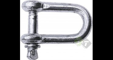 D-sluiting 5mm met borstbout, D-Sluiter, D-sluitingen.