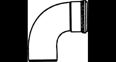 Pipelife pvc bocht 90 mof/spie 160