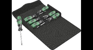 Wera Kraftform 300/7 Schroevendraaierset Werkplaats 7-delig Kruiskop Pozidriv, Plat, T-profiel, Kruiskop Phillips