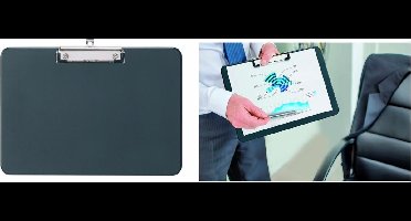 Klembord MAUL A4 dwars zwart