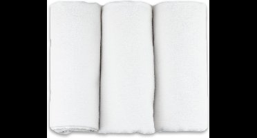 Flanellen Luiers -  3 Pack - 80cm x 80cm - Wit - FENSILO