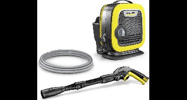 Kärcher K Mini Hogedrukreiniger - 110 bar - 360 l/u - 20 m2/u - PremiumFlex slang - Geschikt voor oa. fietsen - tuingereedschap - tuinset - kleine terrassen - en balkon