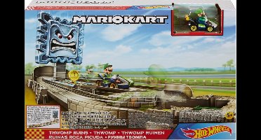 Hot Wheels Mario Kart Nemesis Track Set Thwomp