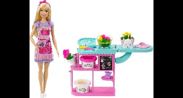 Barbie Bloemist speelset - blond