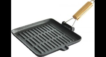 Kinghoff grillpan KH-1107 -  Ø24 cm - Gietijzeren - alle warmtebronnen