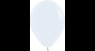 Sempertex Ballonnen Fashion White | 50 stuk | 5 inch | 13cm