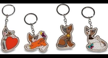 Goebel® Rosina Wachtmeister© Sleutelhanger Set (4 stuks)