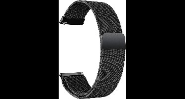 Bandje geschikt voor Huawei Watch GT 2 Pro - Zwart Milanese Band