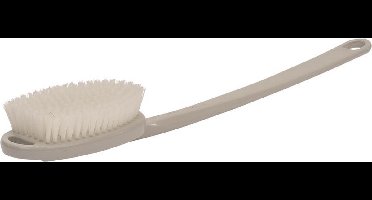 Badborstel Kunststof | Rugborstel Kunststof - Nylon Vezels - Grijs