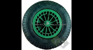 Kruiwagenwiel kunststof met as, Kruiwagenband, banden, wielen, 4.80 / 4.00-8