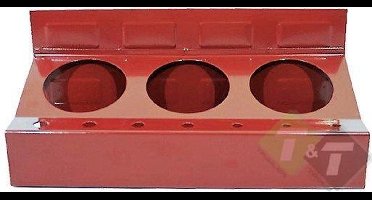 Magnetische spuitbus houder, 30cm x 11cm x 13cm (B x D x H), 7.5cm diameter, tot 1.19kg